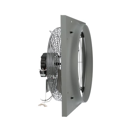 Tpi Exhaust Fan, 16" TEAO Motor, 120V, With Venturi, 1/8HP, 3-Speed, Gray CE 16-DV